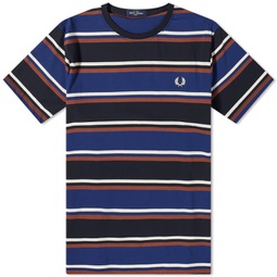 Fred Perry Bold Stripe T-Shirt French Navy