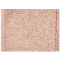 Acne Studios Vakota Crinkle Wool Scarf Dusty Pink