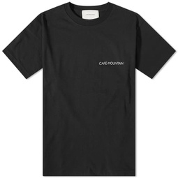 Cafe Mountain Clubhouse T-Shirt Black