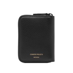 Common Projects Zip Coin Case Black Textured
