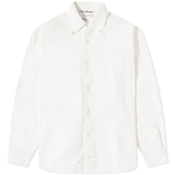 Acne Studios Odrox Cotton Twill Overshirt White