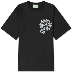 Aries Vintage Lords of Art Trip T-Shirt Washed Black