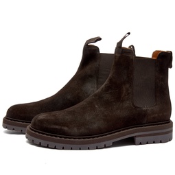 Common Projects Suede Chelsea Boot Dark Brown