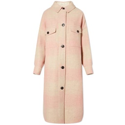 Isabel Marant EEtoile Fontizi Check Coat Light Pink