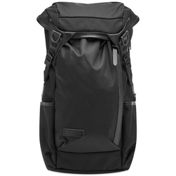 Master-Piece Potential Leather Trim Backpack Black