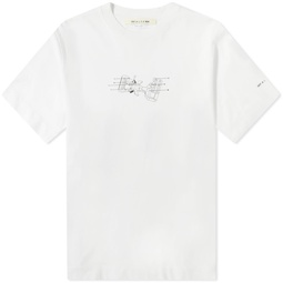 END. x 1017 Alyx 9SM Buckle Print T-Shirt White