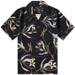 Rag & Bone Avery Print Vacation Shirt Black Floral