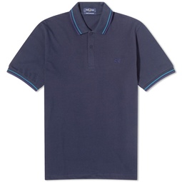 Fred Perry Twin Tipped Polo Navy, Petrol Blue & French Navy