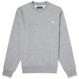 Fred Perry Crew Sweat Steel Marl
