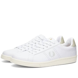 Fred Perry B721 Leather Sneaker White & Ight Oyster