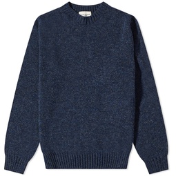 Country Of Origin Supersoft Seamless Crew Knit Vintage Heather Navy