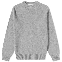Country Of Origin Supersoft Seamless Crew Knit Silver Grey