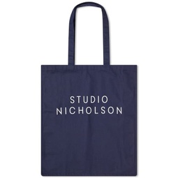 Studio Nicholson Logo Tote Dark Navy