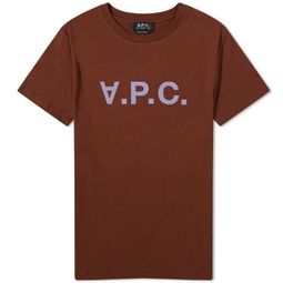 A.P.C. VPC Logo T-Shirt Chocolate