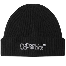 Off-White Logo Beanie Hat Black