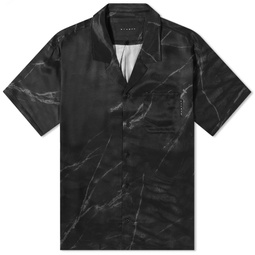 STAMPD Marble Camp Collar Vacation Shirt Black Marble