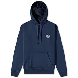 A.P.C. Marvin Small Logo Hoodie Navy