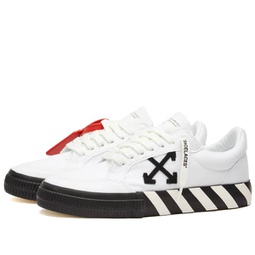 Off-White Low Vulcanized Canvas Sneakers White