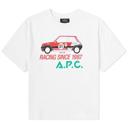 A.P.C. Sally Car T-shirt White