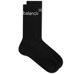 Balenciaga Dot Com Socks Black & White