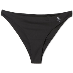 Sporty & Rich Romy Bikini Bottom Noir