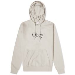 Obey Ages Hoody Silver Grey