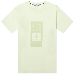 Stone Island Abbreviation One Graphic T-Shirt Light Green