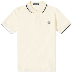 Fred Perry Twin Tipped Polo Ice Cream