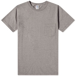Velva Sheen Twist Pocket T-Shirt Heather Grey