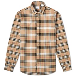 Burberry Simpson Check Shirt Archive Beige Check