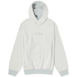 Stone Island Marina Plated Dyed Popover Hoodie Sky Blue