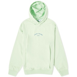 Stone Island Marina Plated Dyed Popover Hoodie Light Green