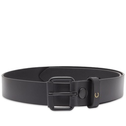 Fred Perry Leather Belt Black