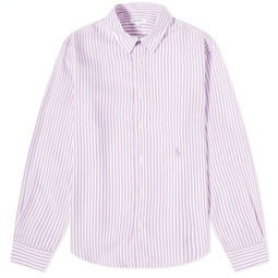 Sporty & Rich Src Tencel Shirt Purple Striped