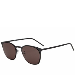 Saint Laurent SL 28 Slim Metal Sunglasses Black