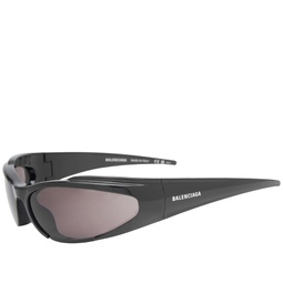 Balenciaga Eyewear BB0253S Sunglasses Black & Grey