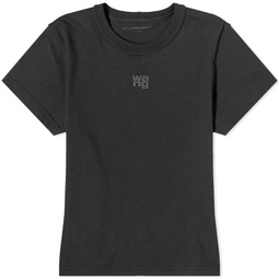 Alexander Wang Essential Shrunken T-Shirt Black