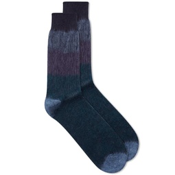 Anonymous Ism Gradation Cable Crew Sock Navy