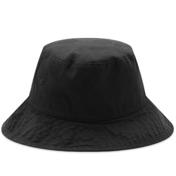 Acne Studios Brimmo Twill Logo Bucket Hat Black