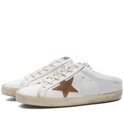 Golden Goose Super Star Leather Sneaker White & Tobacco