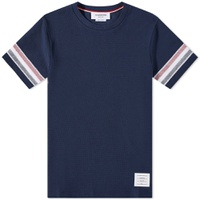 Thom Browne Striped Sleeve T-Shirt Navy