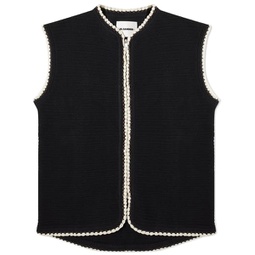 Jil Sander Plus Recycled Knit Vest Black