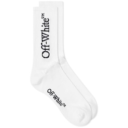 Off-White Bookish Socks White & Black