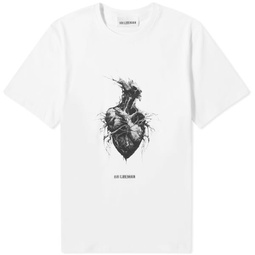 Han Kjobenhavn Heart Monster Print T-Shirt Optic White