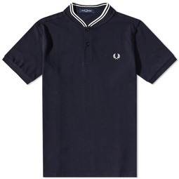Fred Perry Bomber Collar Polo Navy