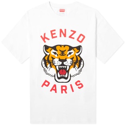 Kenzo Lucky Tiger Oversized Tee Off White
