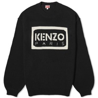 Kenzo Logo Crew Knit Black