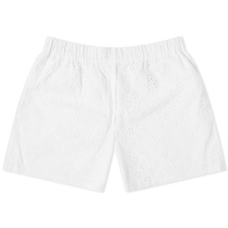 Kenzo Broderie Anglaise Shorts Off-White