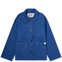 Nudie Jeans Co Lovis Workwear Jacket Blue