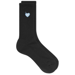 Human Made Pile Heart Socks Black